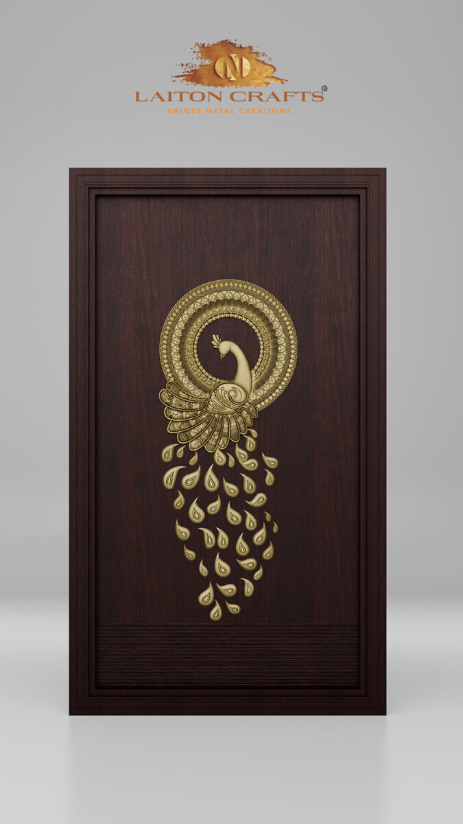 Geometric Mandala Brass Double Door Embellishment (Copy)