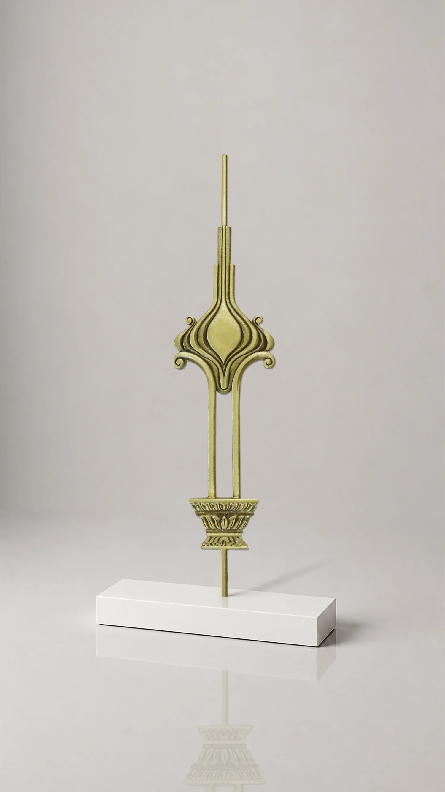Traditional Ornamental Brass Banister | Decorative Classical Stair Railing Design