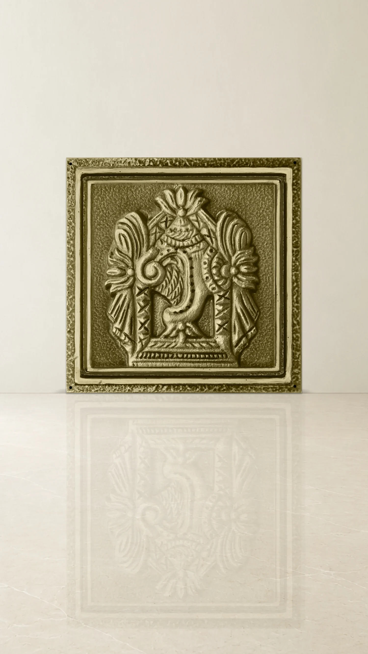 Shanku Brass Pooja Accessory - Plate Type