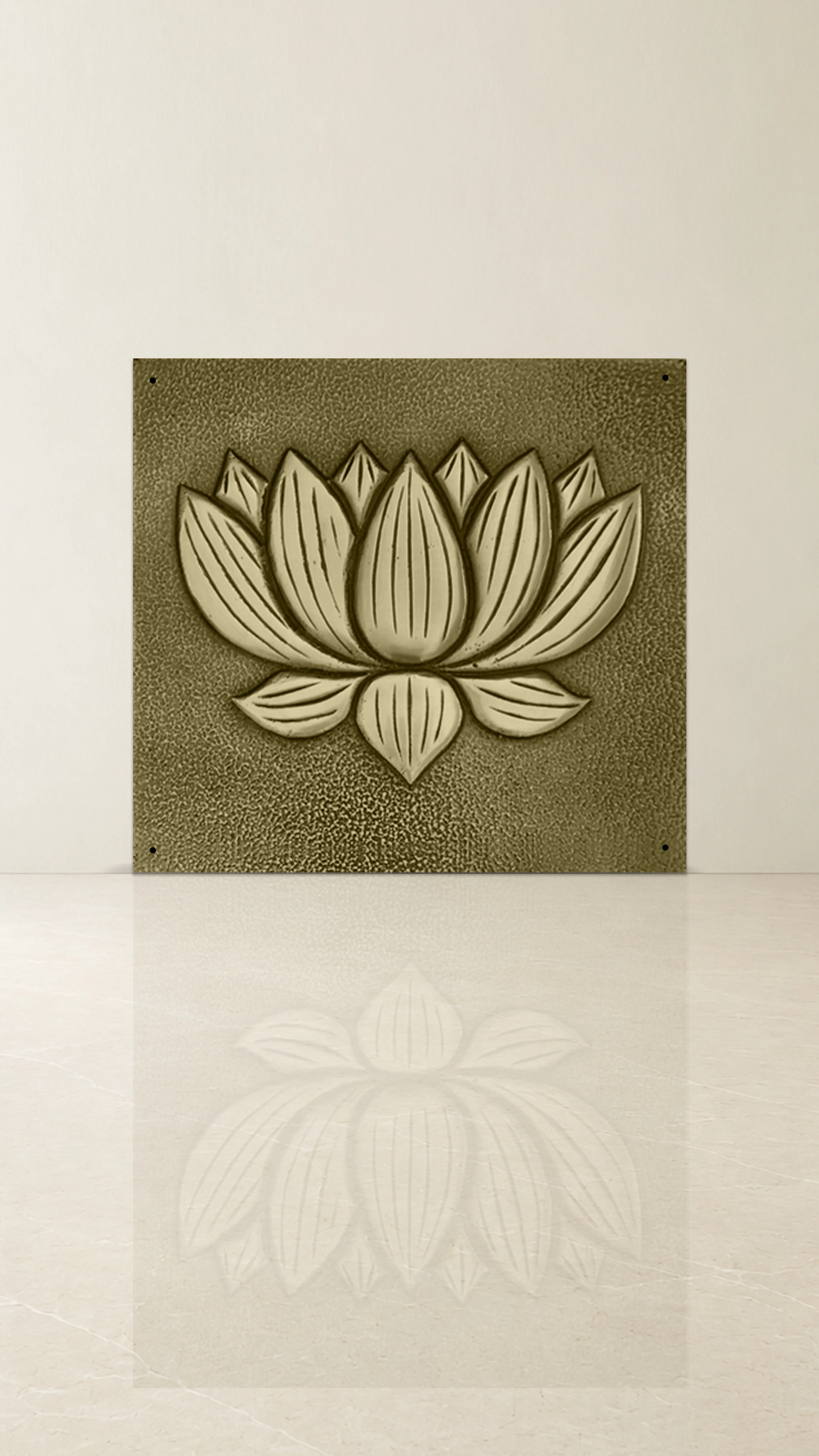Lotus Leaf Brass Accessory - Plate Type