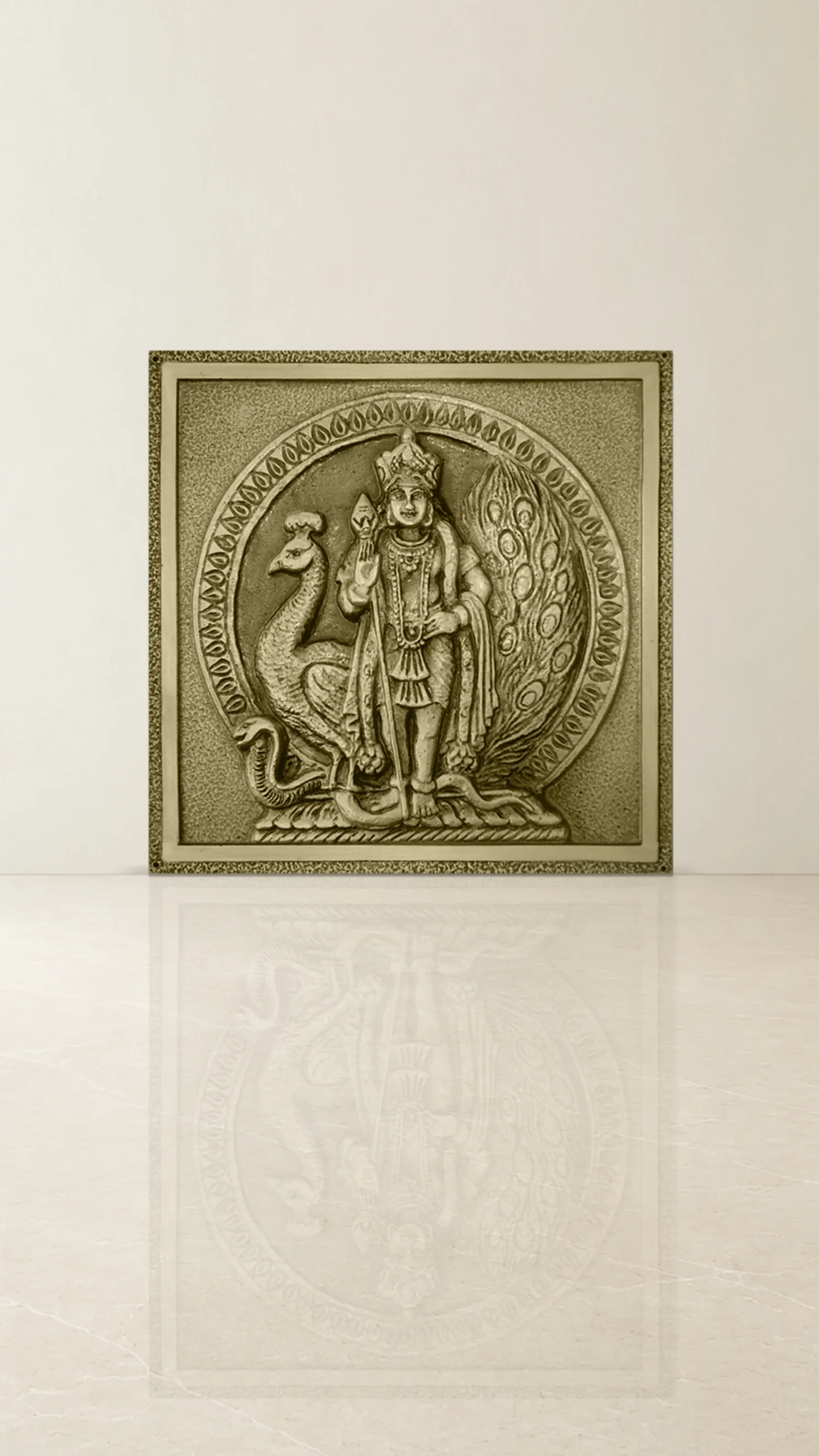 Subramanyeswara Swamy Brass Accessory - Plate Type