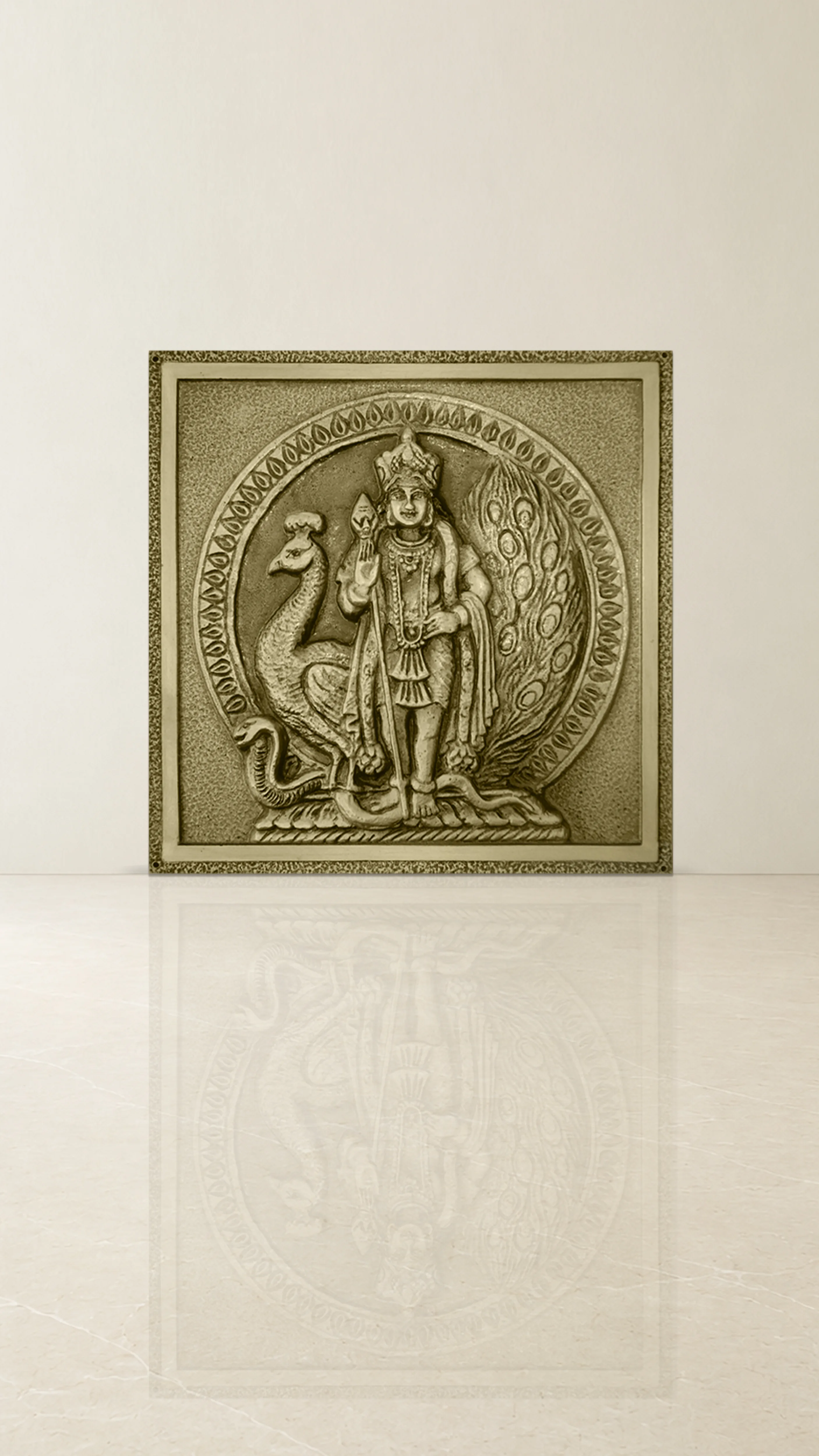 Subramanyeswara Swamy Brass Accessory - Plate Type