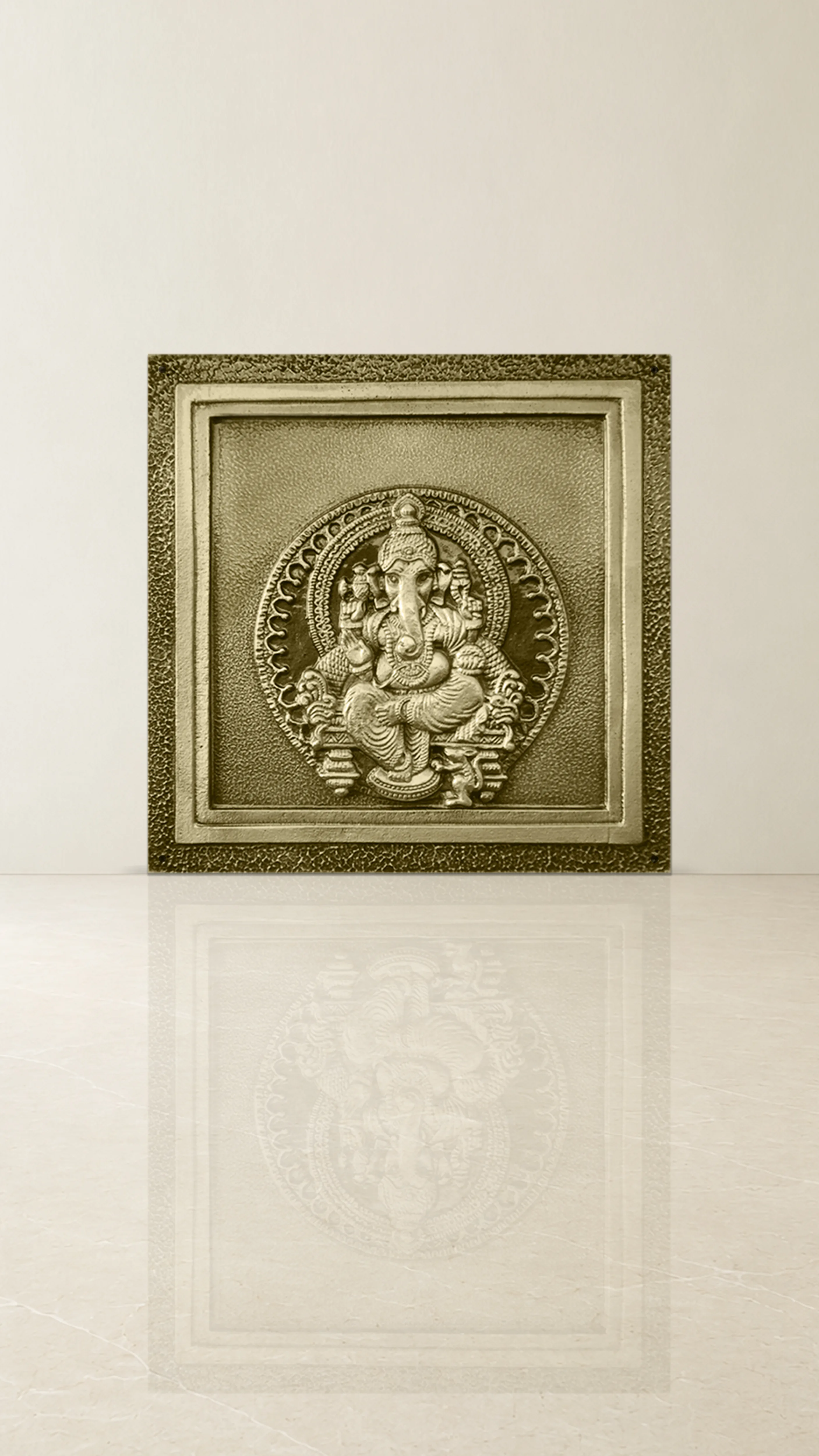 Lord Ganesh Brass Accessory - Plate Type