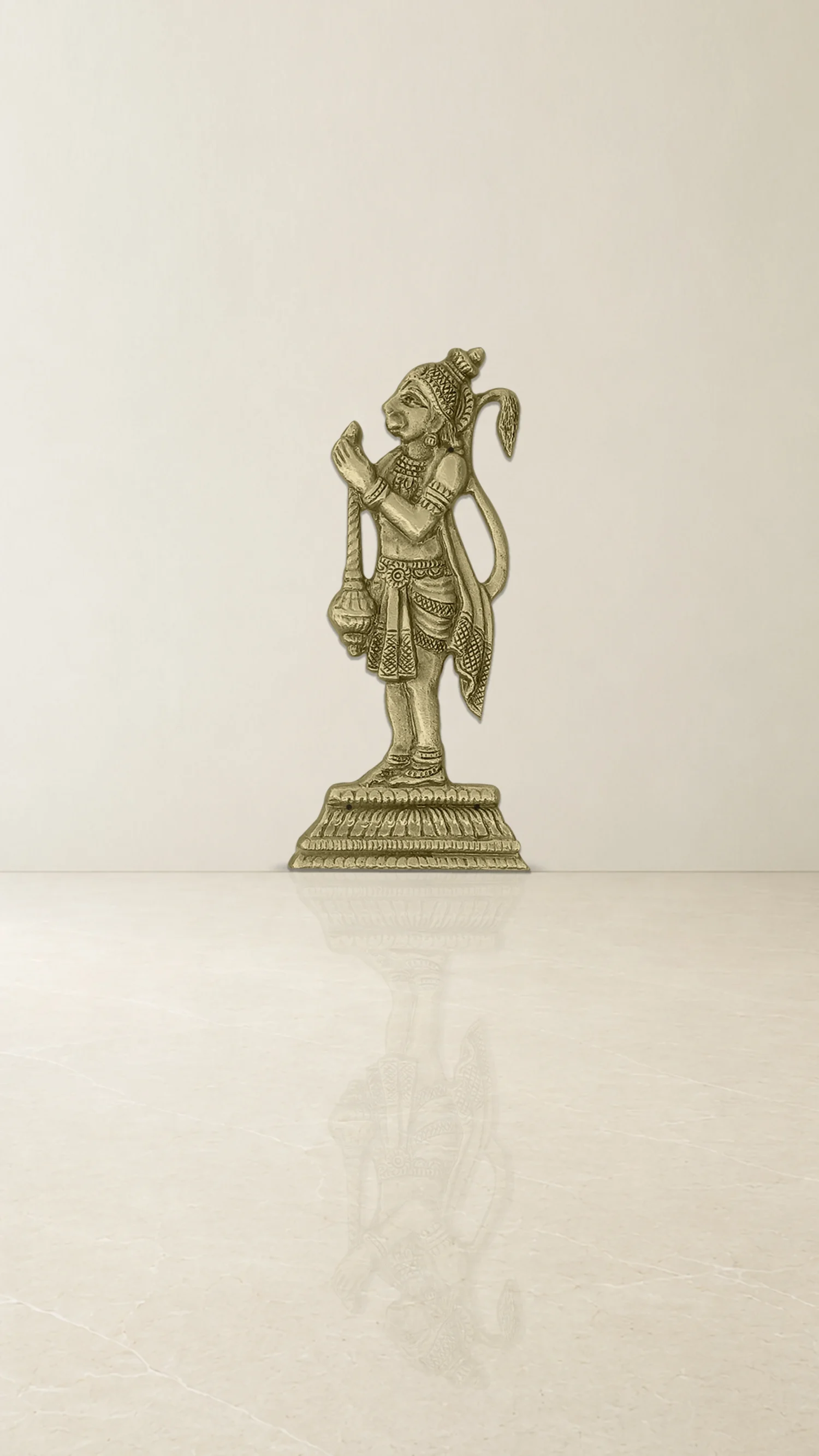 Hanuman Brass Pooja Accessory - Grill Type