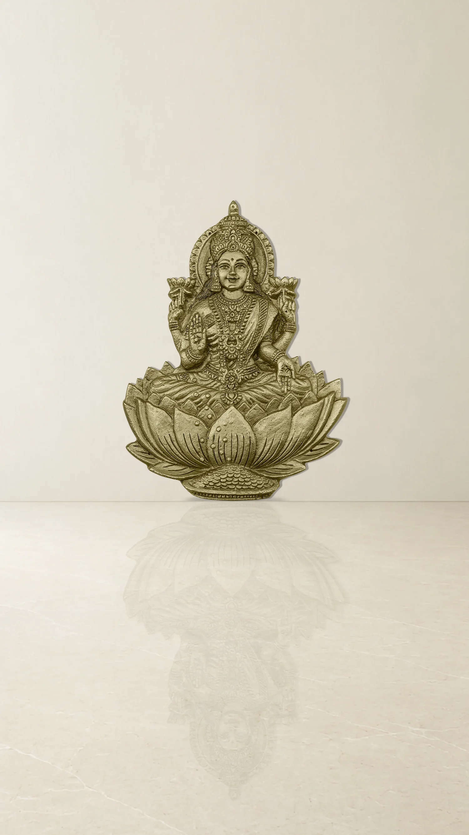 Lakshmi Devi Brass Pooja Accessory - Grill Type