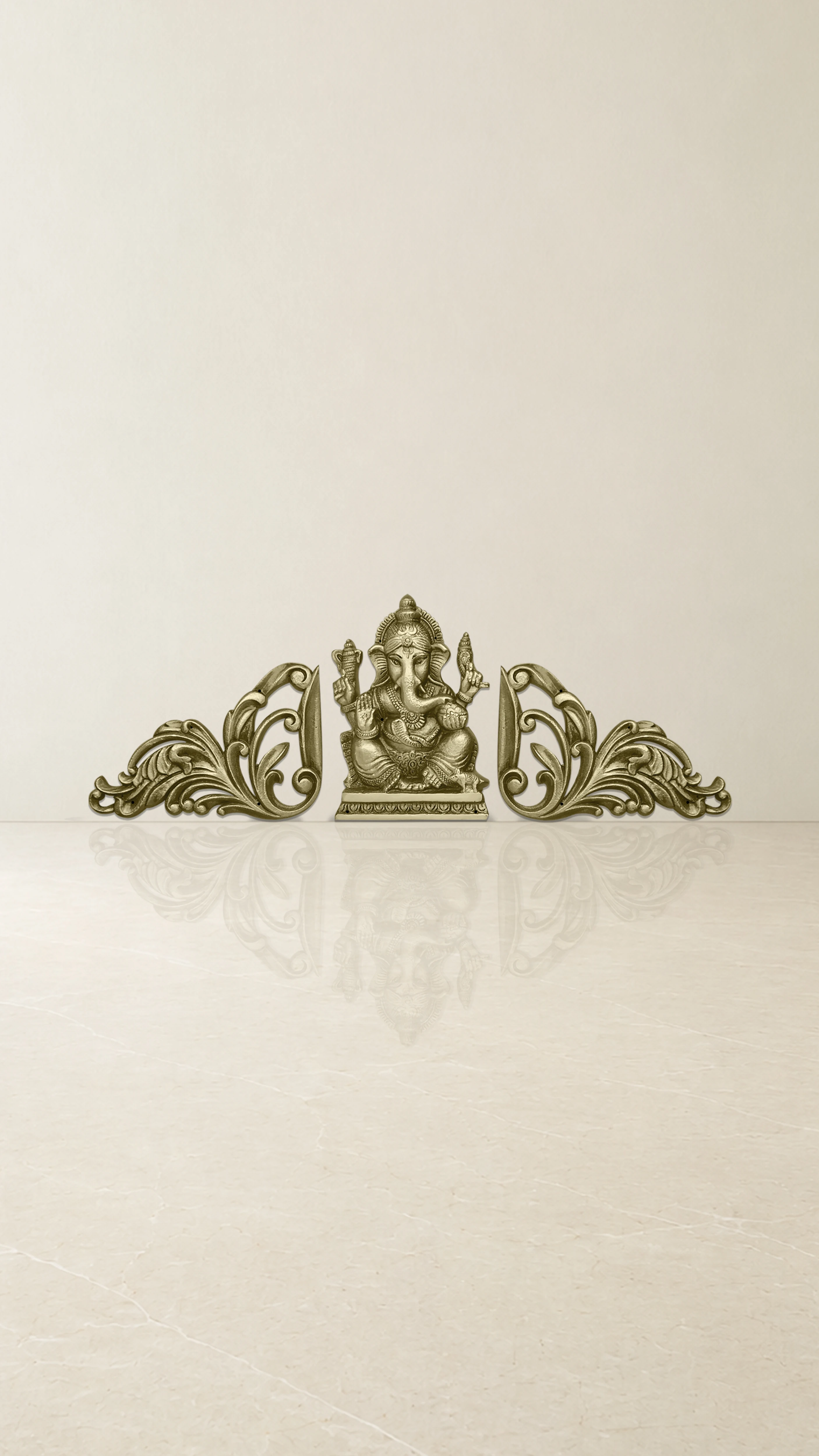 Lord Ganesha Brass Classical Accessory - Grill Type