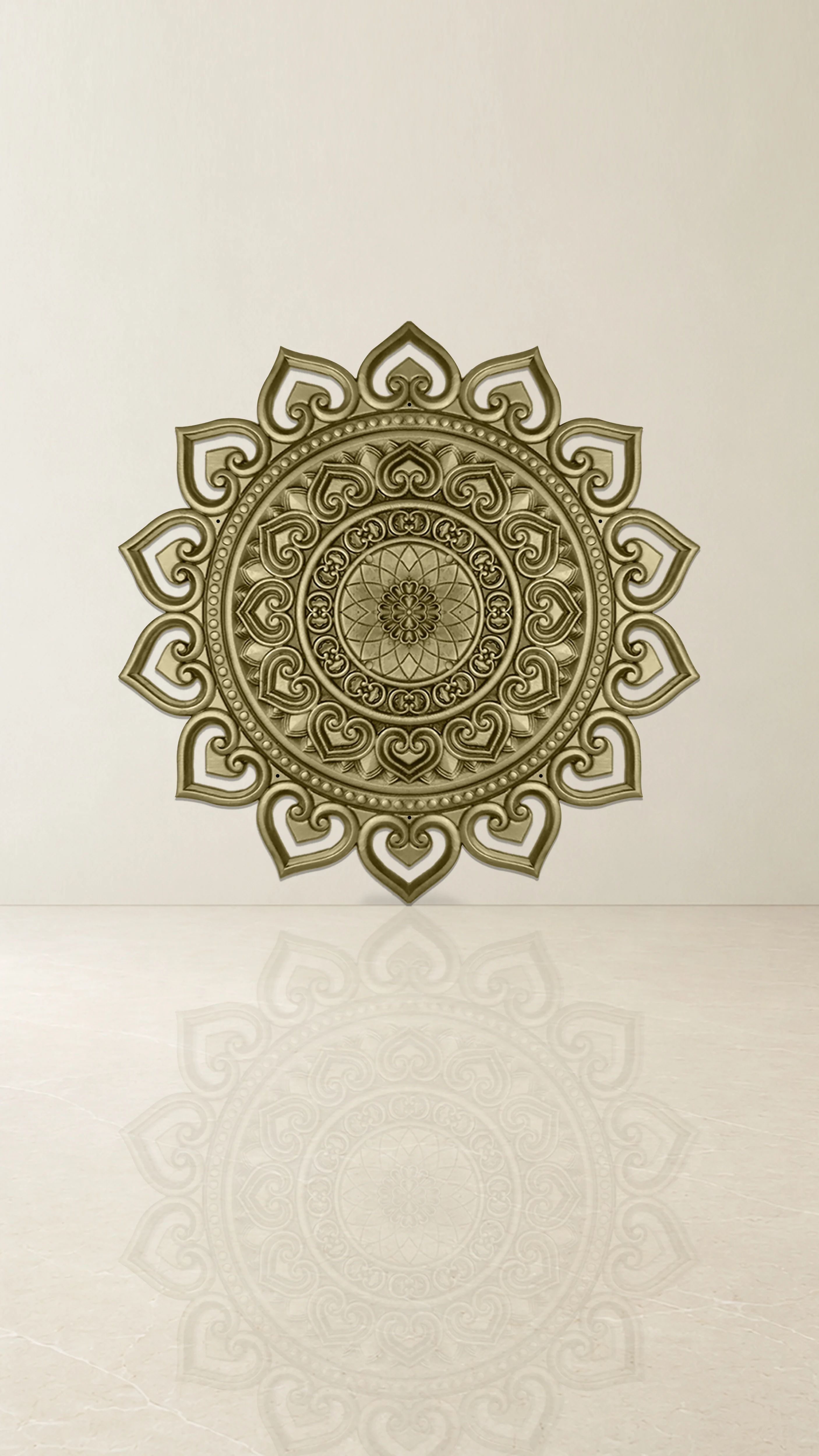 Classical Brass Round Accessory