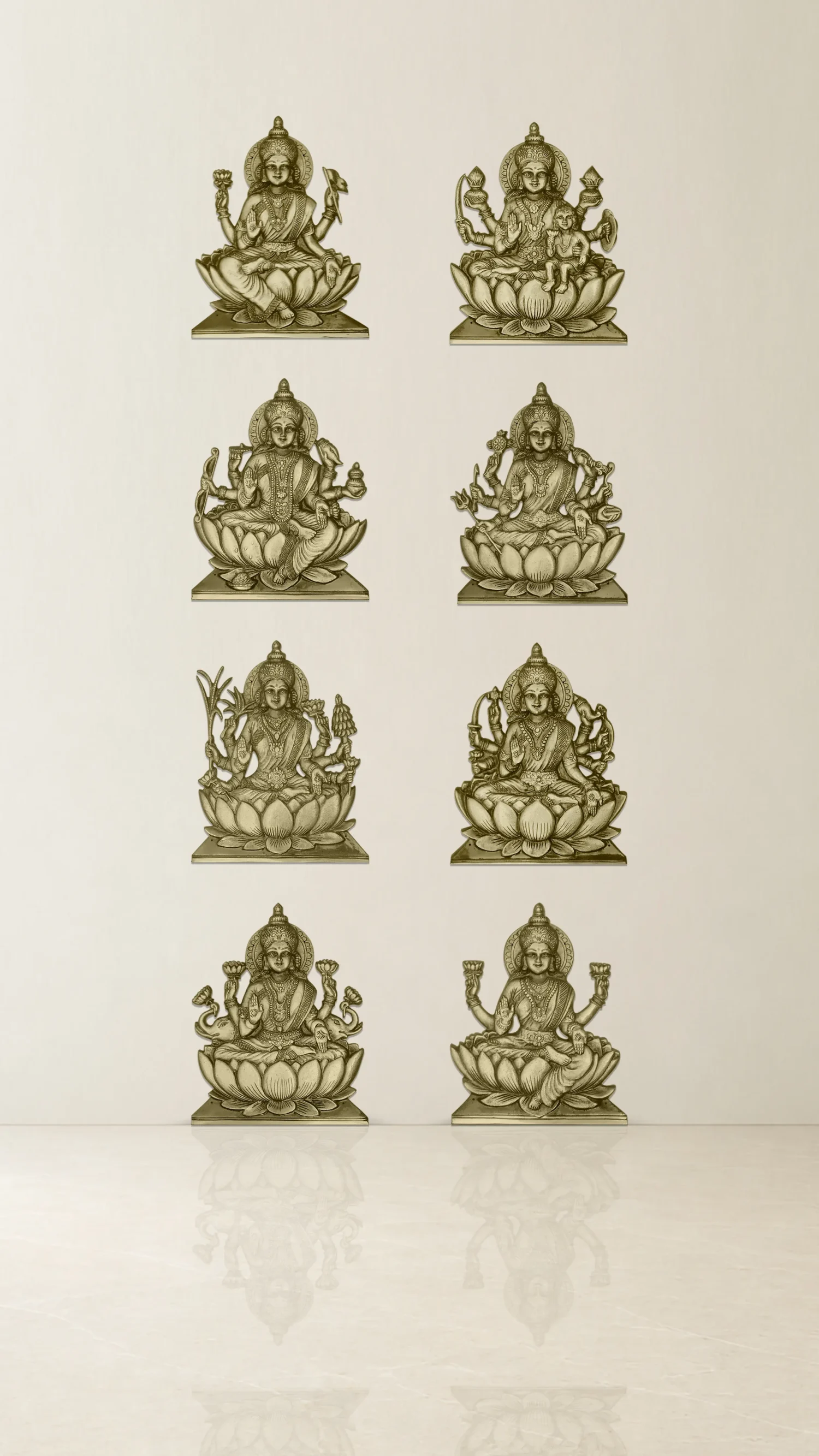 Asta Lakshmis Brass Pooja Accessories - Grill Type